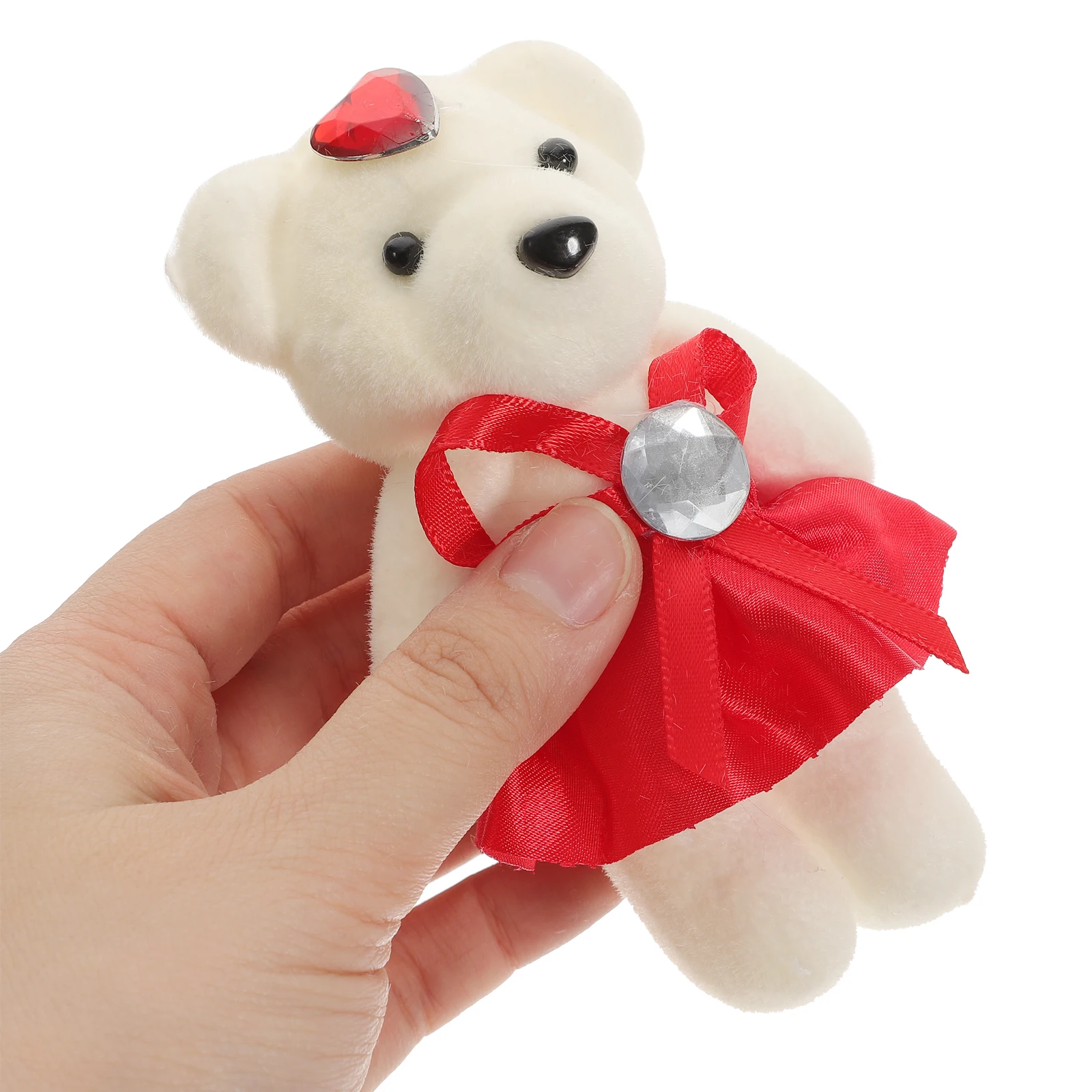 

10pcs Simulation Foam Bear Decor for Valentine Engagement Party Foams Ornaments Pink Animals Decoration Photo Props