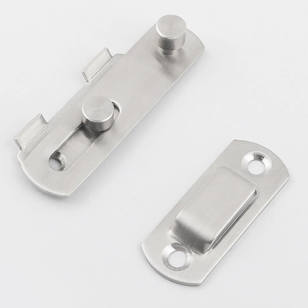 Stainless Steel Security Buckle Insurance Bolt Door Latch Door Guard Bolt Door Lock Safety Sliding Door Bolt Safety Lock