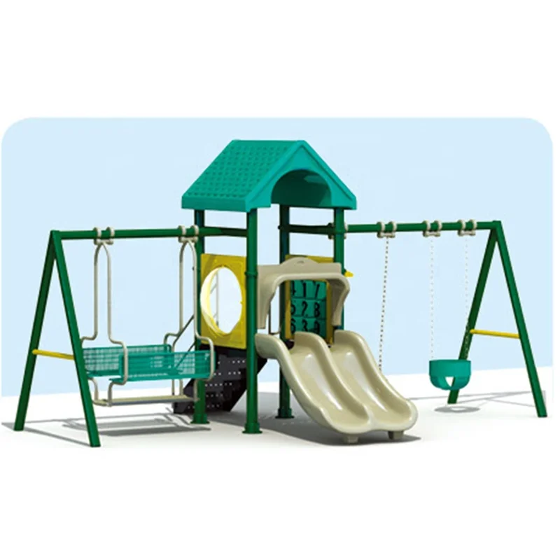 Hot Sale Good Quality Children Commercial Outdoor Playground Equipment,Kids Plastic Slide And Swing