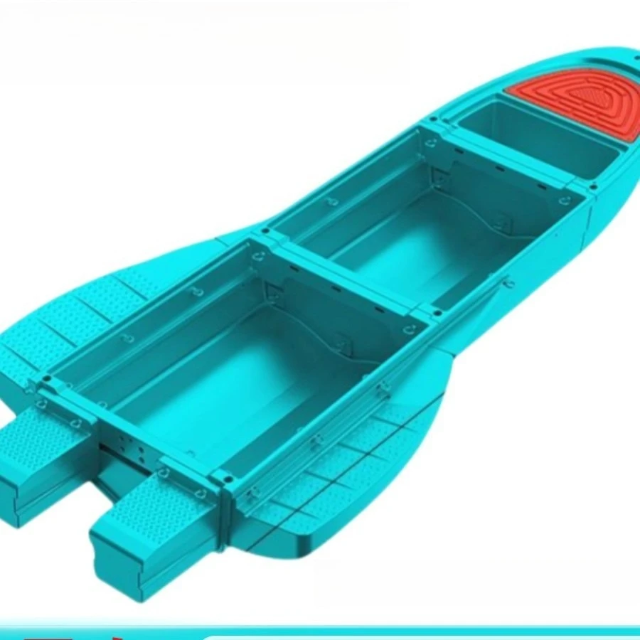 

New folding boat car portable plastic boat stacking boat