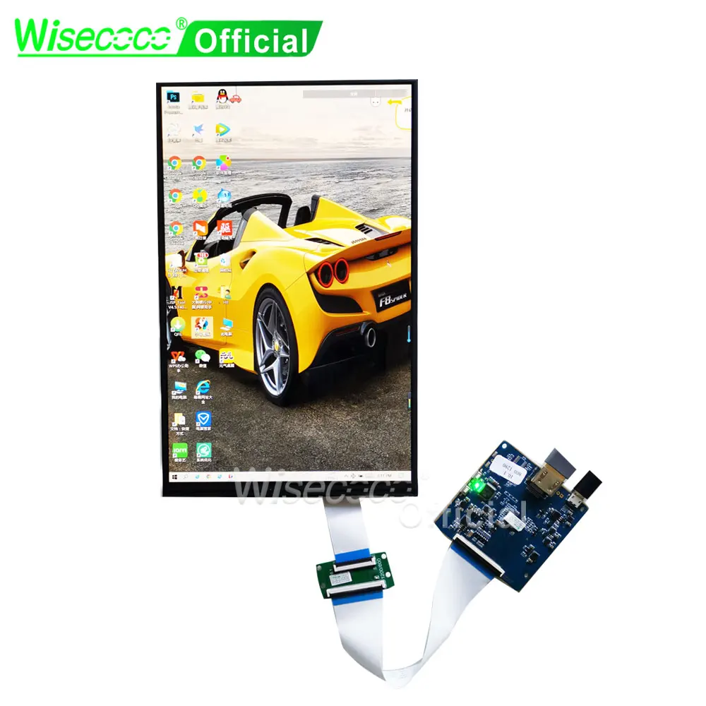 

Wisecoco 10,1-дюймовый IPS ЖК-дисплей 1280x800 для компьютера Raspberry Pi, дополнительный монитор, 10-дюймовый MIPI-контроллер, плата планшета