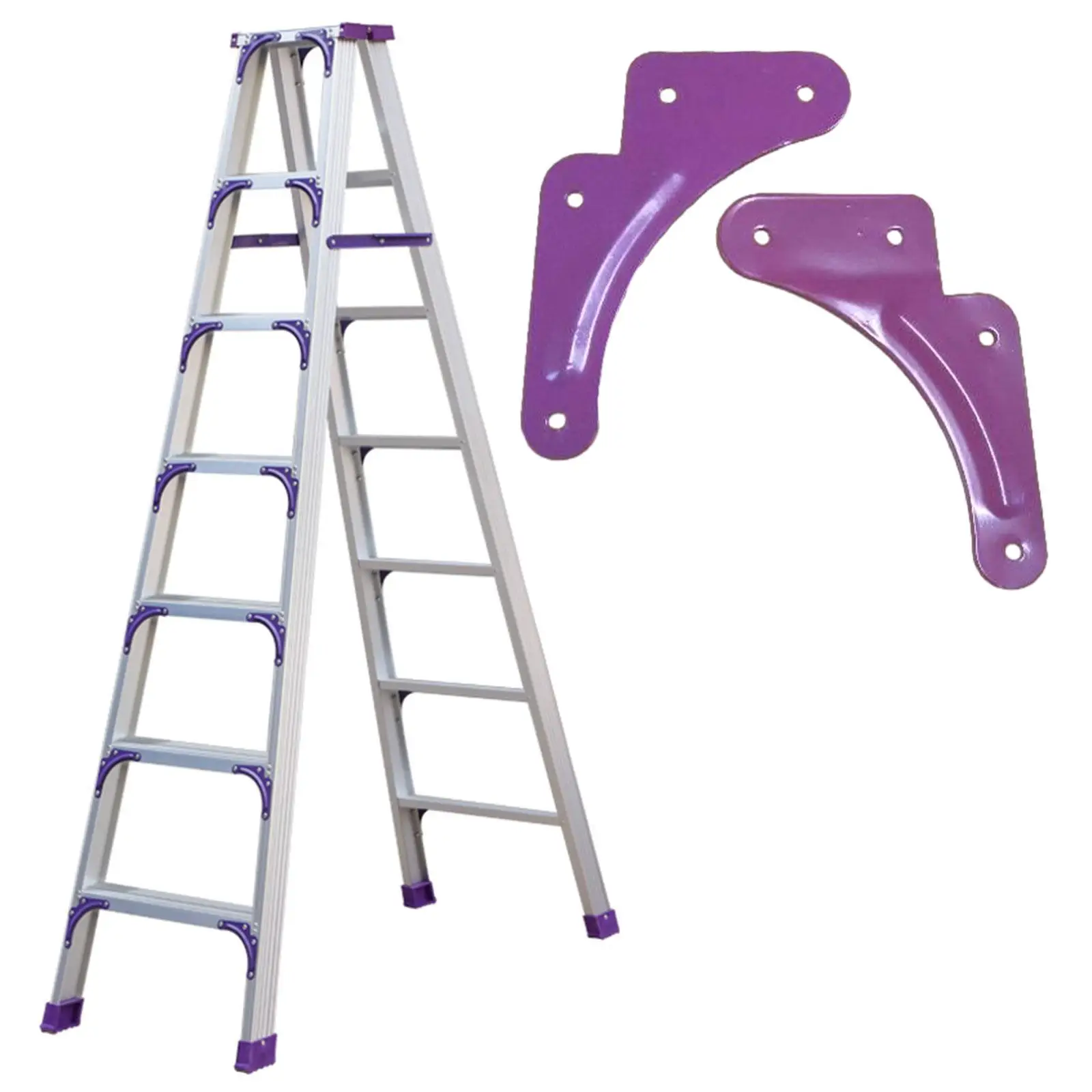 Ladder Reinforcement Fixing Sheet Universal Triangle Bracket for Aluminum Alloy Engineering Ladder Stability