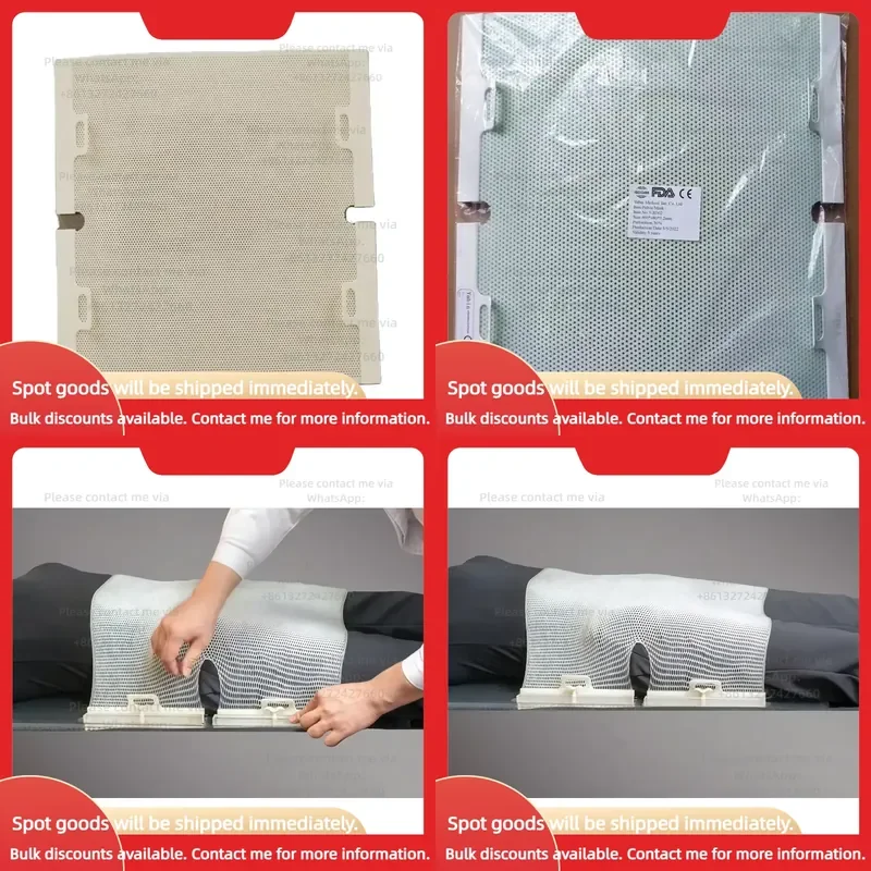 O Type 4-PNT Clamps Radiotherapy Mesh Thermoplastic Mask for Cancer Oncology Radiation Trunk Fixation Immobilization CE ISO