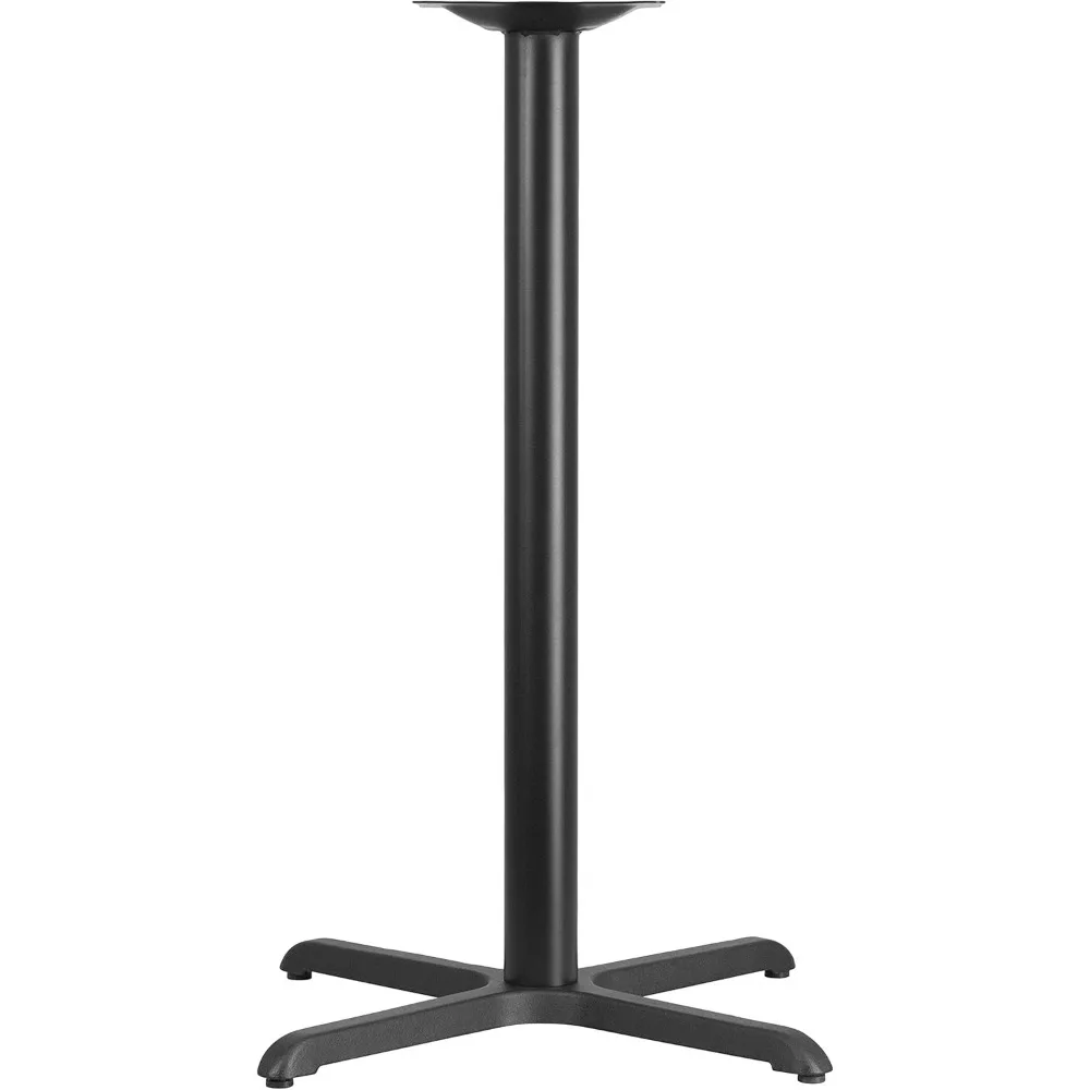 

Beverly 30'' x 30'' Restaurant Table X-Base with 3'' Dia. Bar Height Column