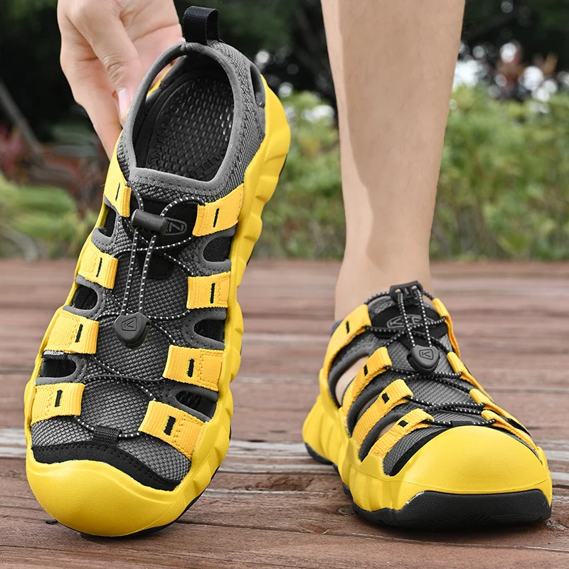 High Quality Men's Summer Sandals 2026 Brand Unisex Outdoor Sports Sandals Men Beach Sneakers Comfortable Hiking Sandals for Men