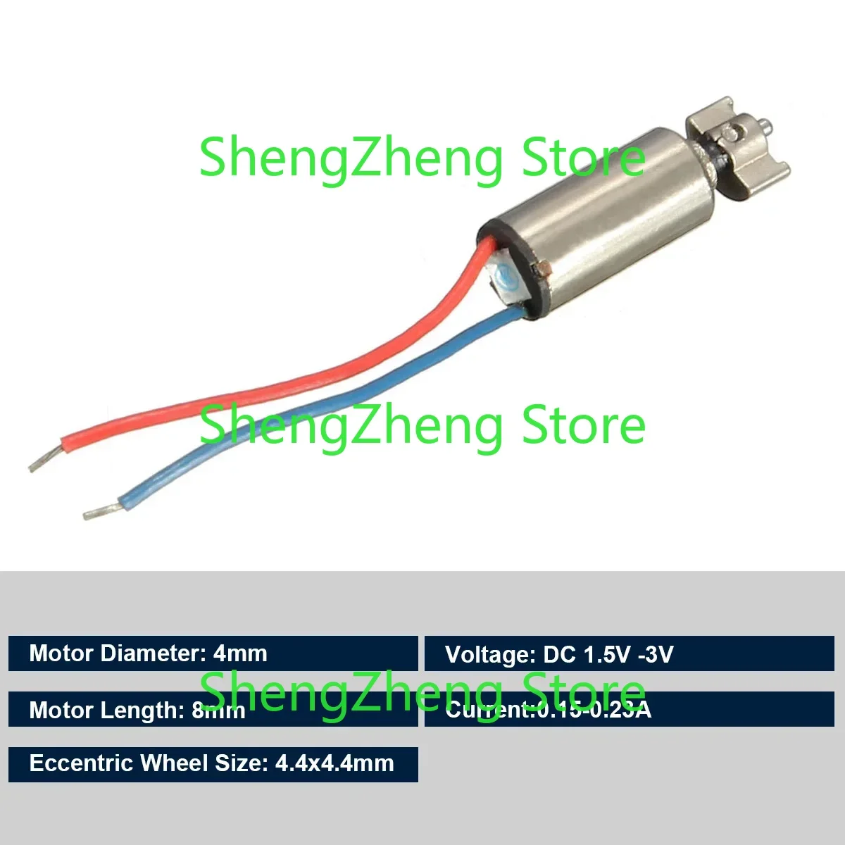 10pcs/Set 4x8mm DC 1.5-3V Micro Cell Phone Coreless Vibration Motor Vibrator Mini Massage Motor for SANYO High Quality