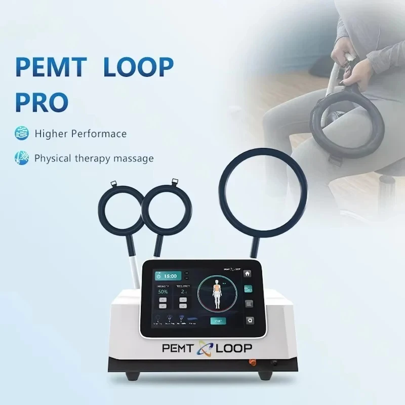 PMST Loop Magneto Therapy PEMF Magnetic Wave Physiotherapy for Back Neck Knee Pain Relief Physical Massage Machine