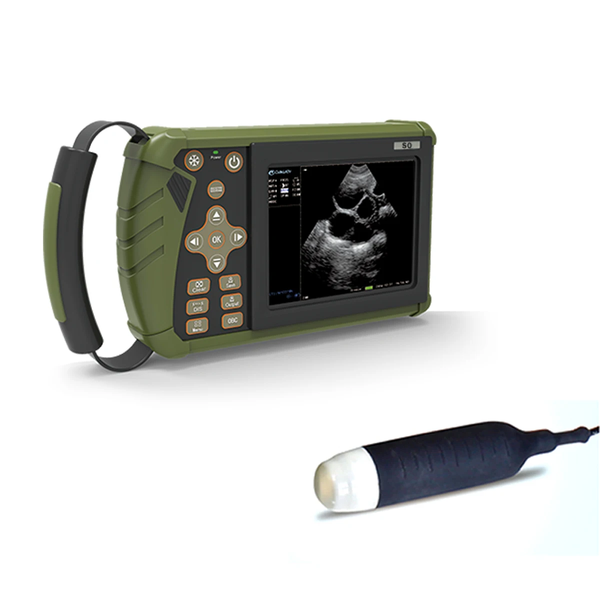 

Amain AMUV11 China Supplier Portable Handheld Veterinary Ultrasound Diagnostic Machine for Animal Use