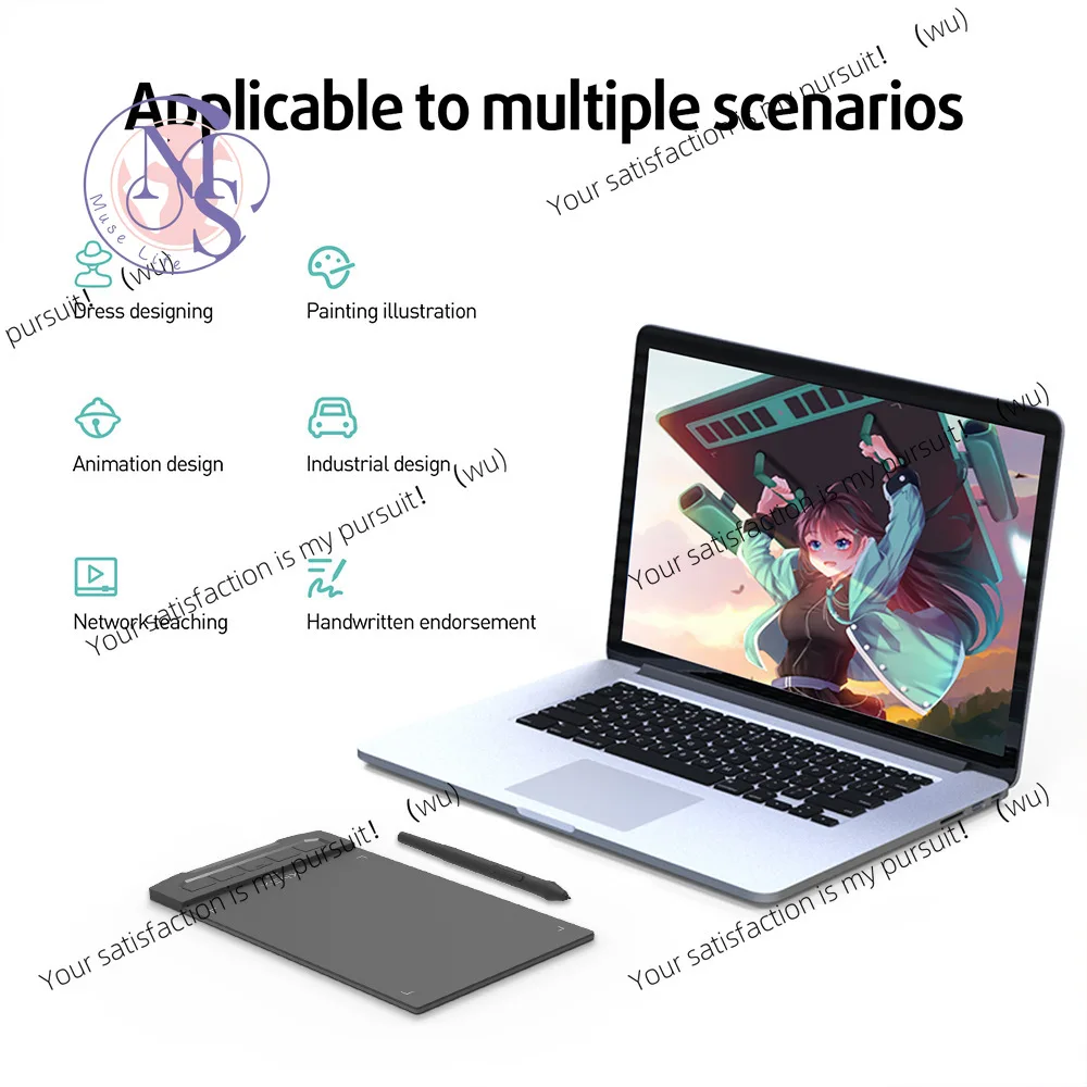X1-640 drawing board 6X4 inch tablet hand-drawn board mobile phone computer writing