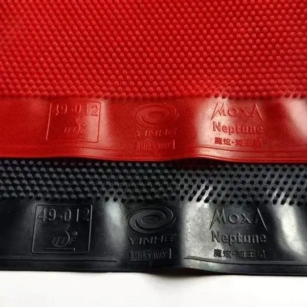 YINHE Neptune Long Pips Table Tennis Rubber OX Cured Non-cured Ping Pong Rubber Anti-Spin Soft Table Tennis Rubber for Defense