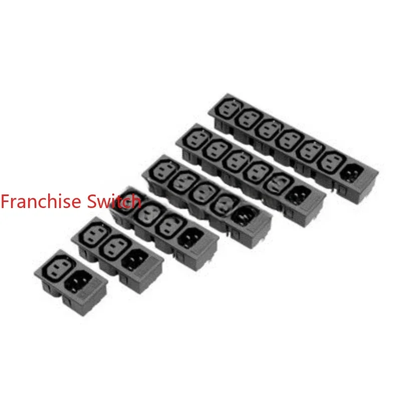 

10PCS R-3012 power socket AC , dual two-in-one