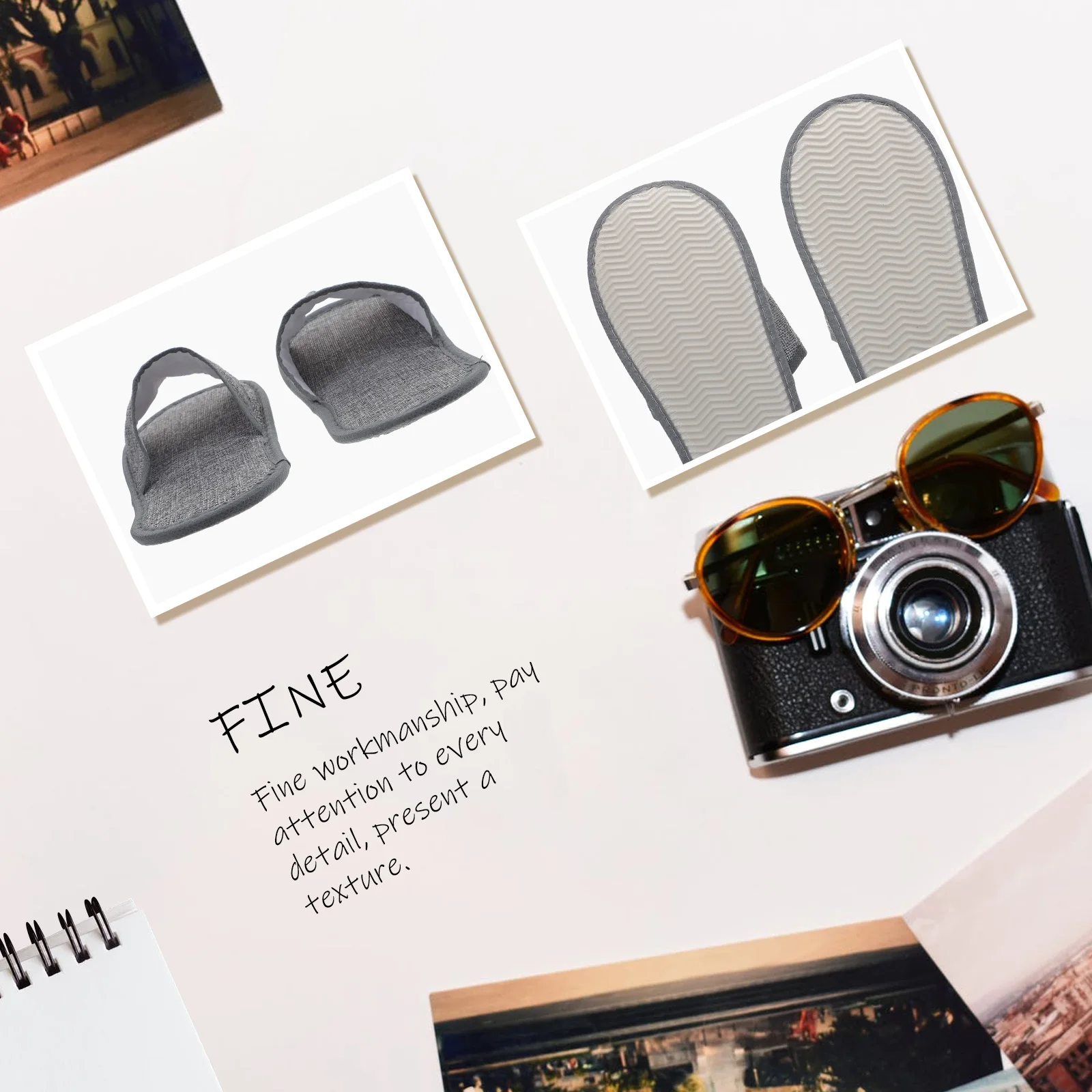 

10 Pairs Hotel Slippers slip Linen Slippers Disposable Skid proof Guest House Massage Relaxation for Men Women