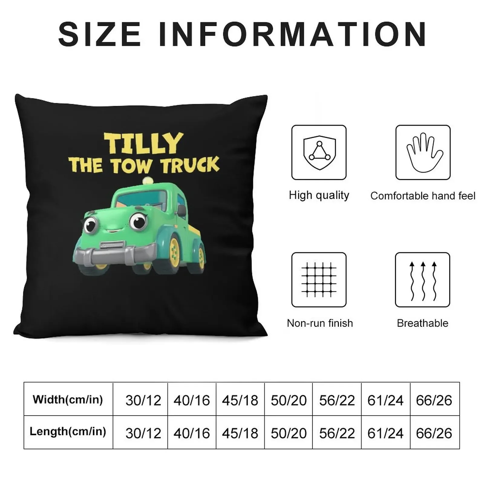 Garage Geckos NEW TILLY THE TOW TRUCK FOR Garage Geckos Throw Pillow Sofa Cover Anime Sofa Pillow Cover pillow