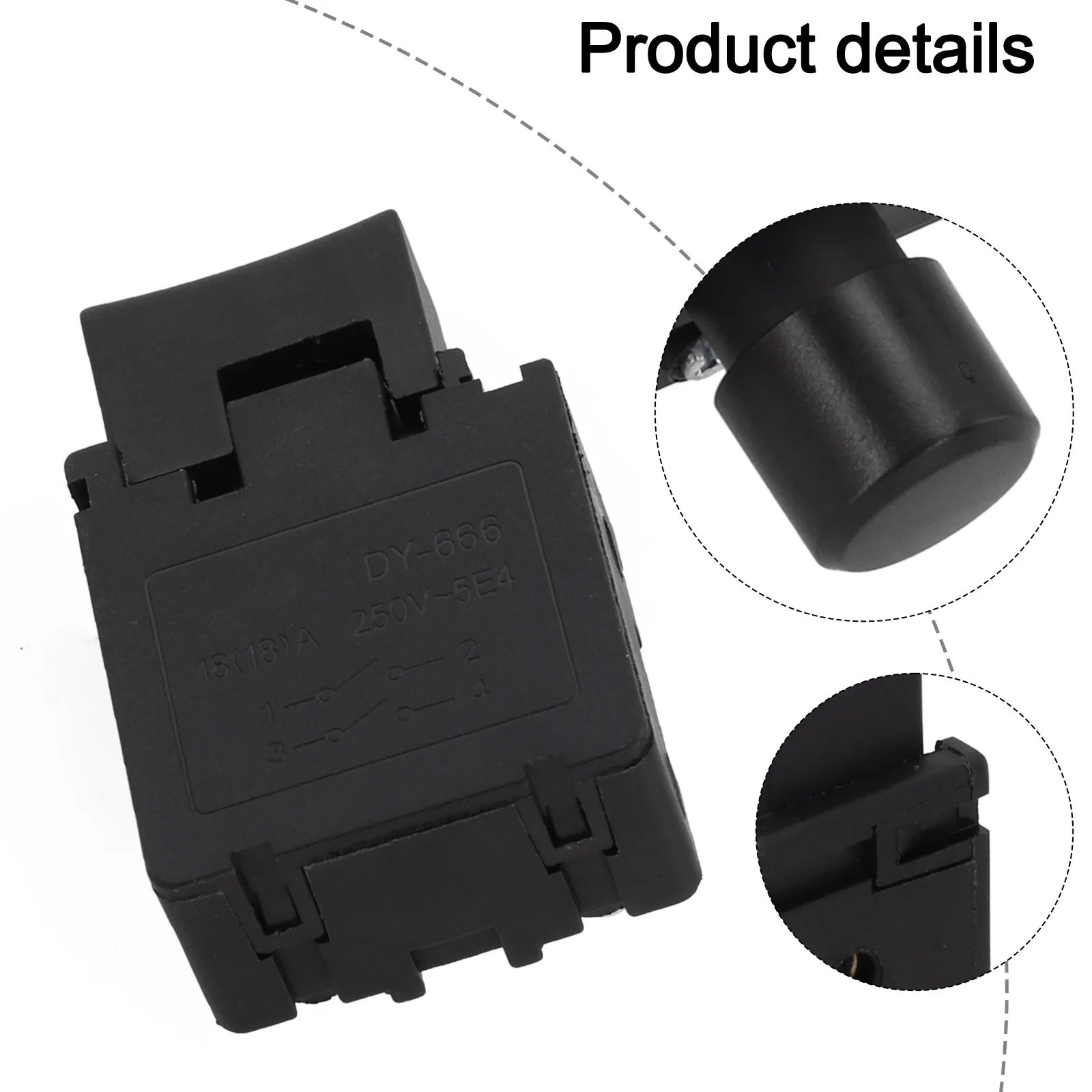 For Marquardt Switch Replacement for 1281 0102 1281 0115 Kopp MS2 2412 56 Fits Drills Saws and Machining Equipment