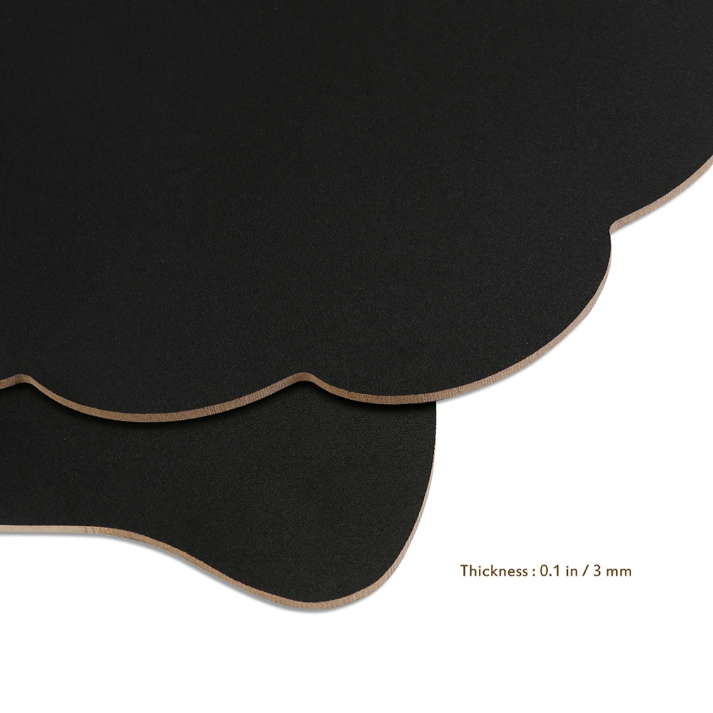 

3pcs Creative Double-Sided Wooden Blackboard Mini Message Board For Home Decoration Small Premium Quality Easy Wipe