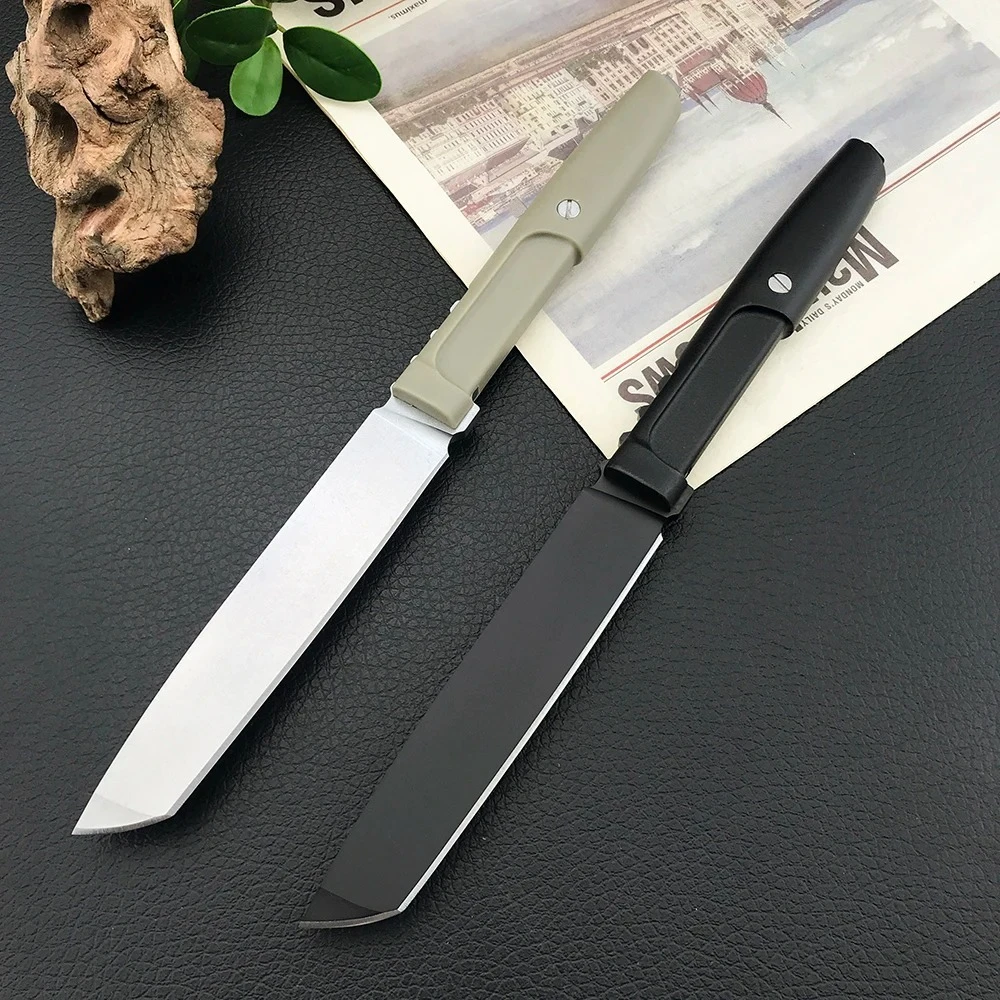 

Открытый кемпинг 440C нож с фиксированным лезвием тактический охотничий инструмент для самообороны портативный многофункциональный инструмент нейлоновая ручка из волокна