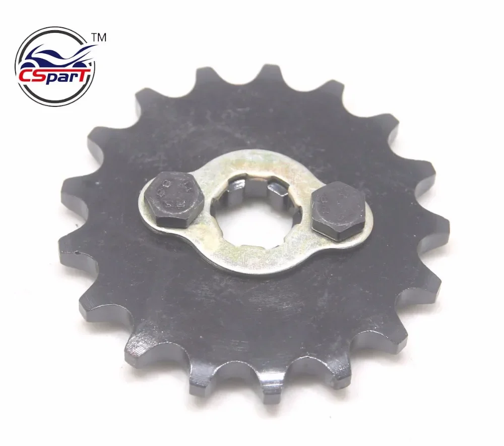 11T 12T 13T 14T 15T 16T 17T 18T 19T Tooth 428 17MM 20MM Front Engine Sprocket For Honda Lifan ZongShen ATV Quad Dirt bike  Buggy