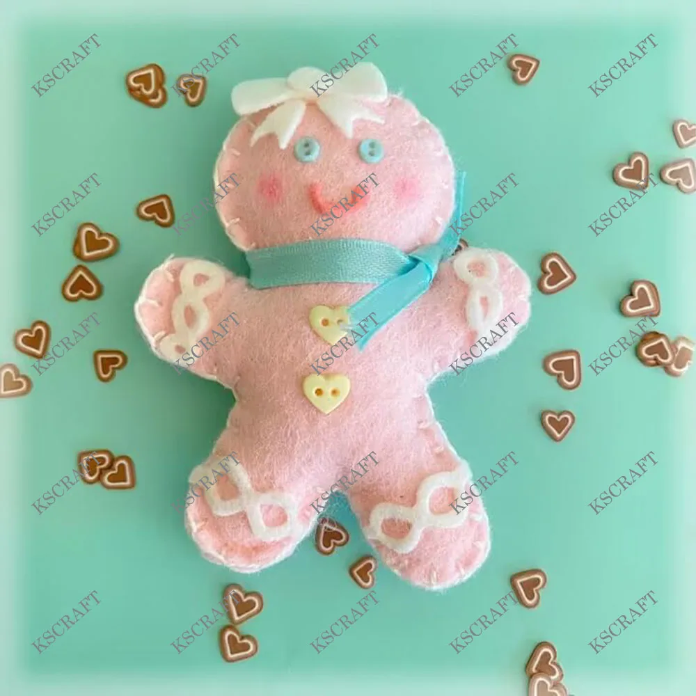 KSCRAFT Small Gingerbread Man Cutting Dies Stencils for DIY Scrapbooking Decorative Embossing DIY Paper Cards