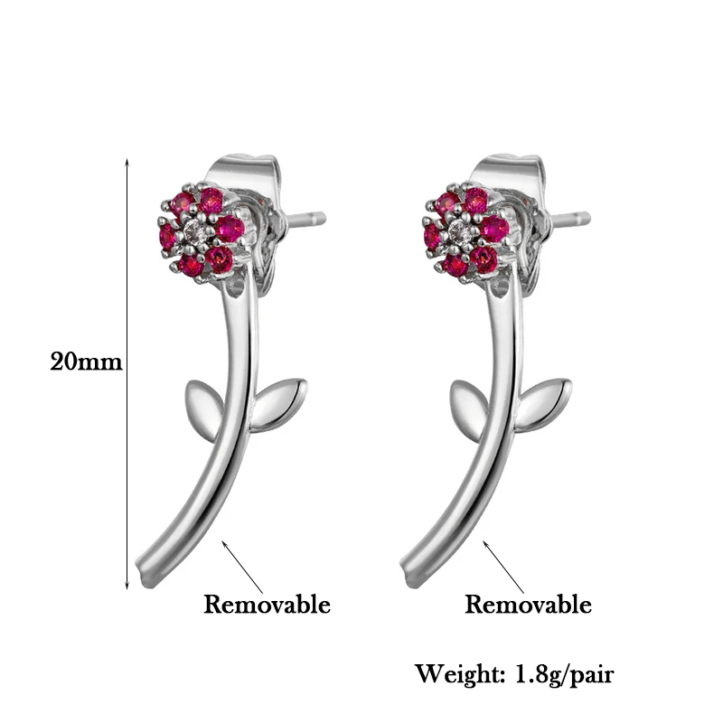 TIANDE Gold Color Ear Cuff Clip Earrings for Women Fashion Fake Piercing Exquisite Zircon Stud Earrings 2023 Jewelry Wholesale