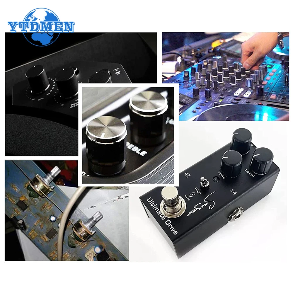 5PCS WH148 6Pin Dreh Potentiometer B1K B2K B5K B10K B20K B50K B100K B500K 20MM Welle Verstärker Dual Stereo Potentiometer kit