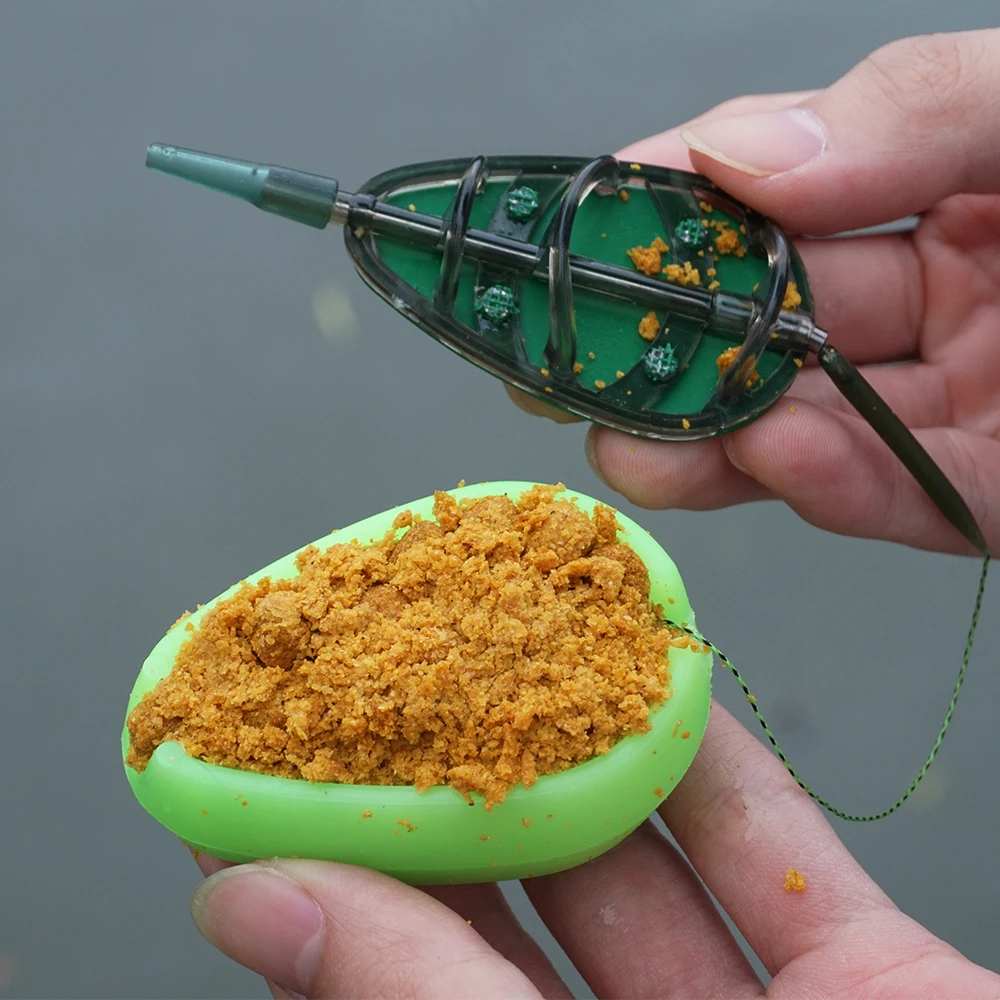 

KKaby 30G 40G 50G Bait Thrower Carp Feeder Carp Fishing Method Feeder And Mould Carp Fishing Tackle Set