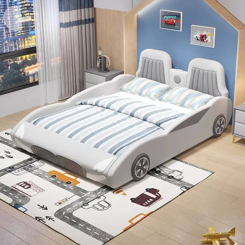 سرير أطفال بسيط من الدرابزين، تصميم فاخر ورخيص، سرير أطفال فردي مخصص حديث من Lettino Per Bambini أثاث منزلي #1