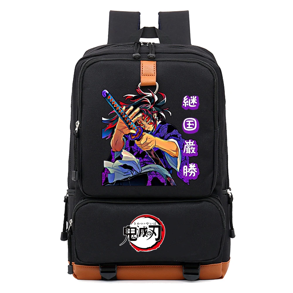 Anime Demon Slayer Inosuke Schoolbag Backpack Laptop Teens Student Book Bag Gift