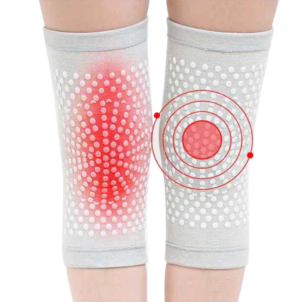 2PCS New Self Heating Knee Braces Sleeve Tourmaline Knee Support Far Infrared Keep Warm Knee Pads