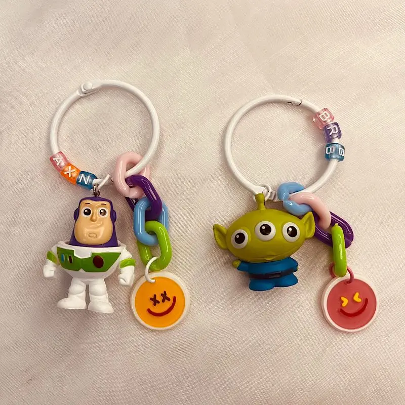 2026 INS Style Toy Story Buzz Lightyear Cute Doll Car Key De