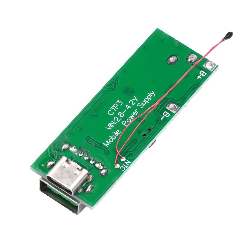 QC4.0 QC3.0 Type-C USB Double Way PD Mobile Phone Power Bank Quick Charge 3.7V to 5V 9V 4.5A 18W Boost Charger Circuit Board