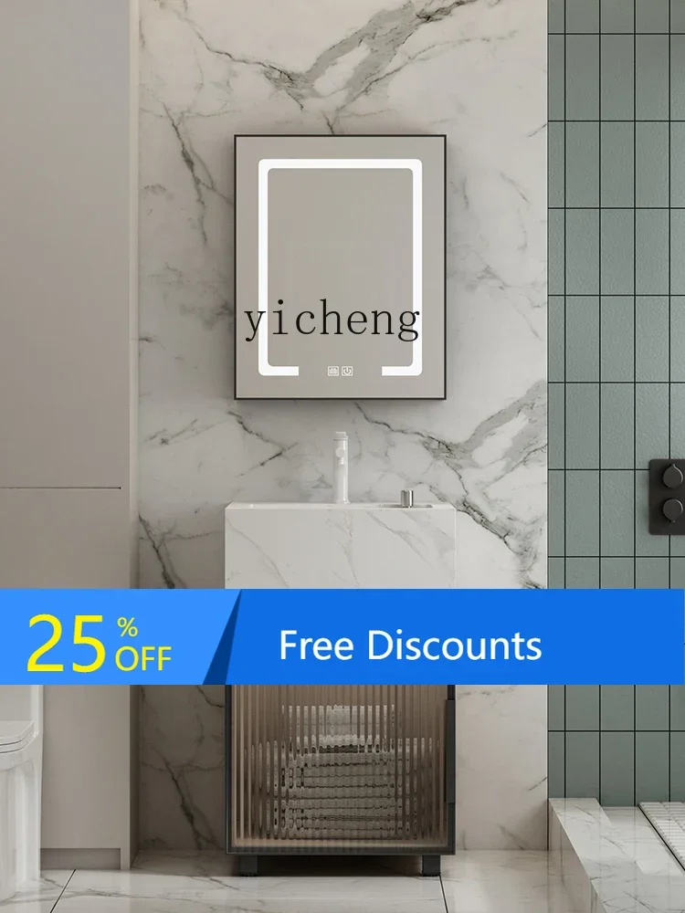 

LYY Floor-Type Ultra-Deep Wash Basin Cabinet Sink Ceramic Rock Plate Small Apartment Laundry Sink