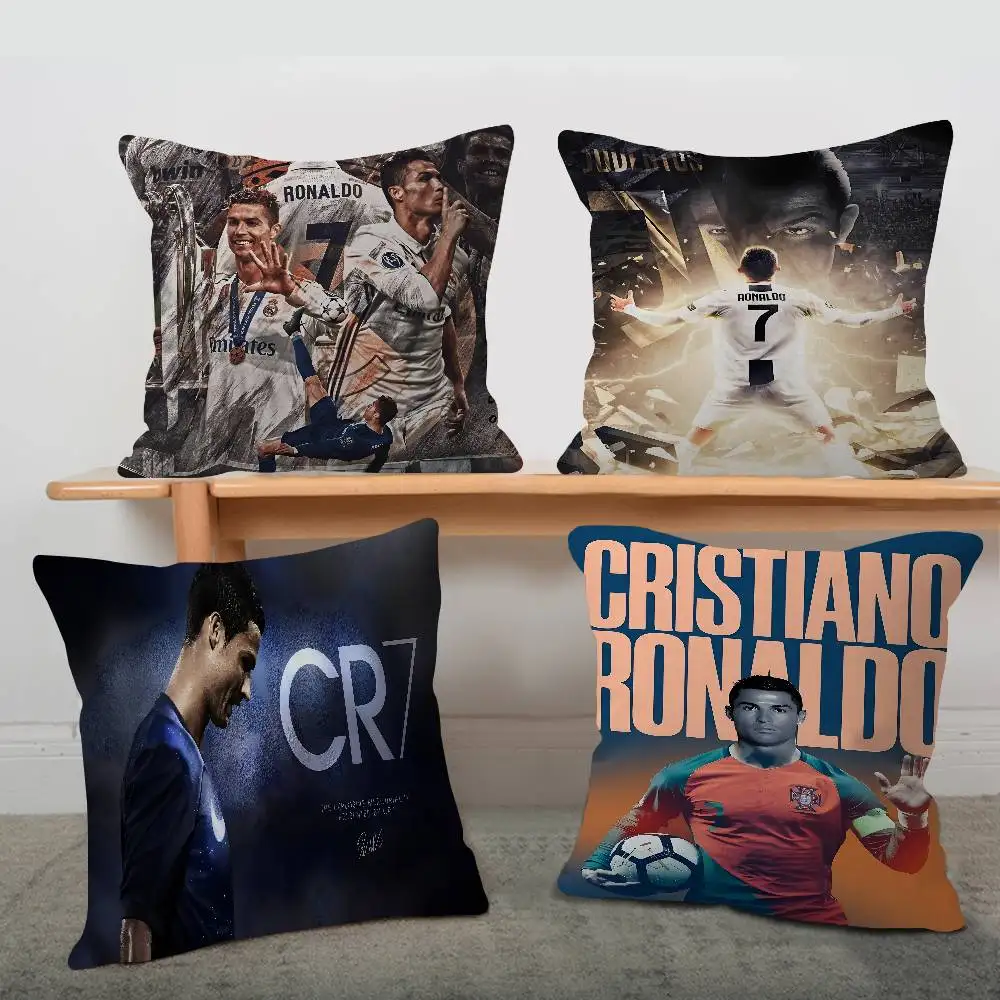 Football Star Number 7 Personalized Pillow Cover Kids Bedroom Wild Party Decor Pillowcase kid Birthday shower Gift