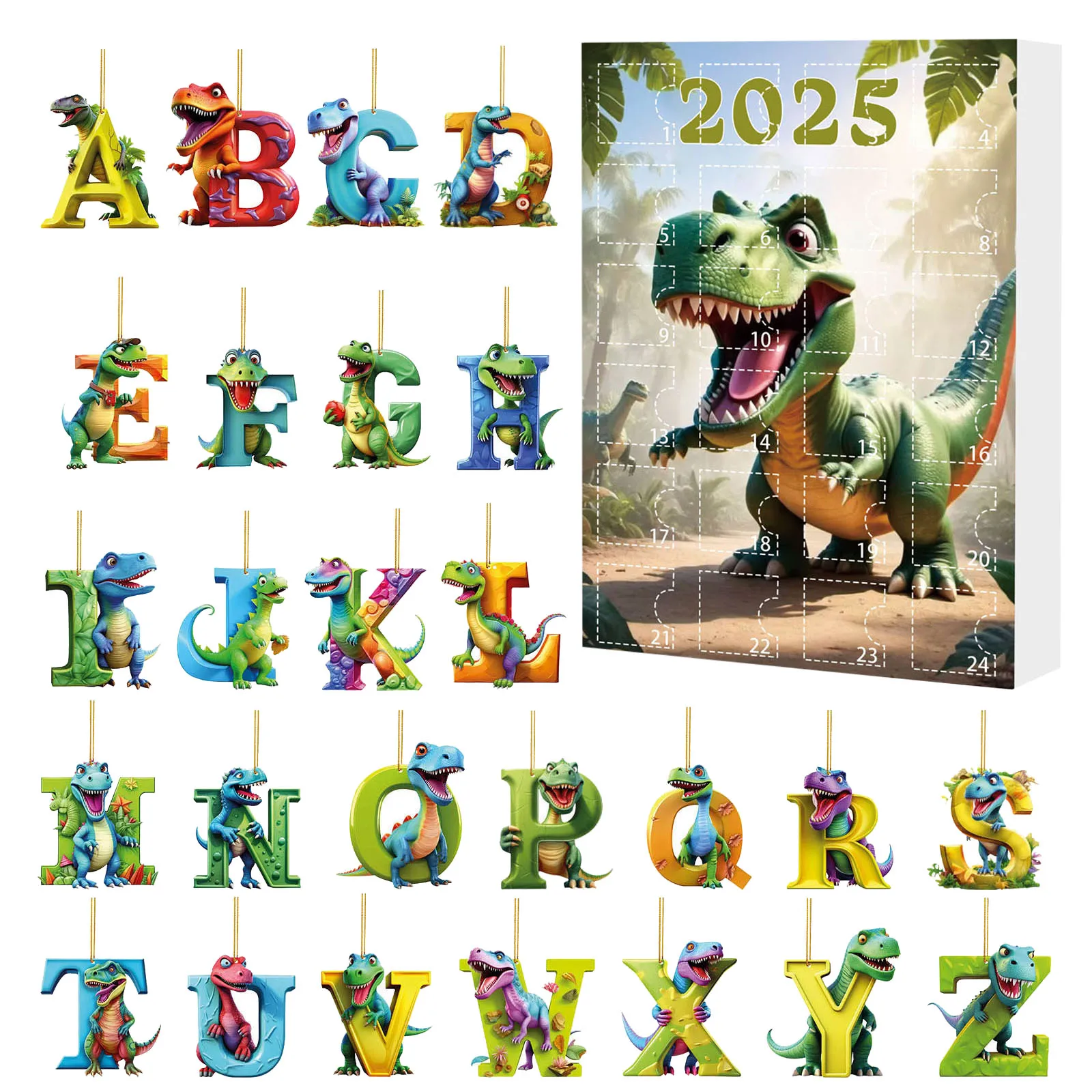 20 secondes minuterie main arbre de noël chien pendentif calendrier de l'avent 24 jours calendrier de compte à rebours de noël pour horloge d'entraînement Portable