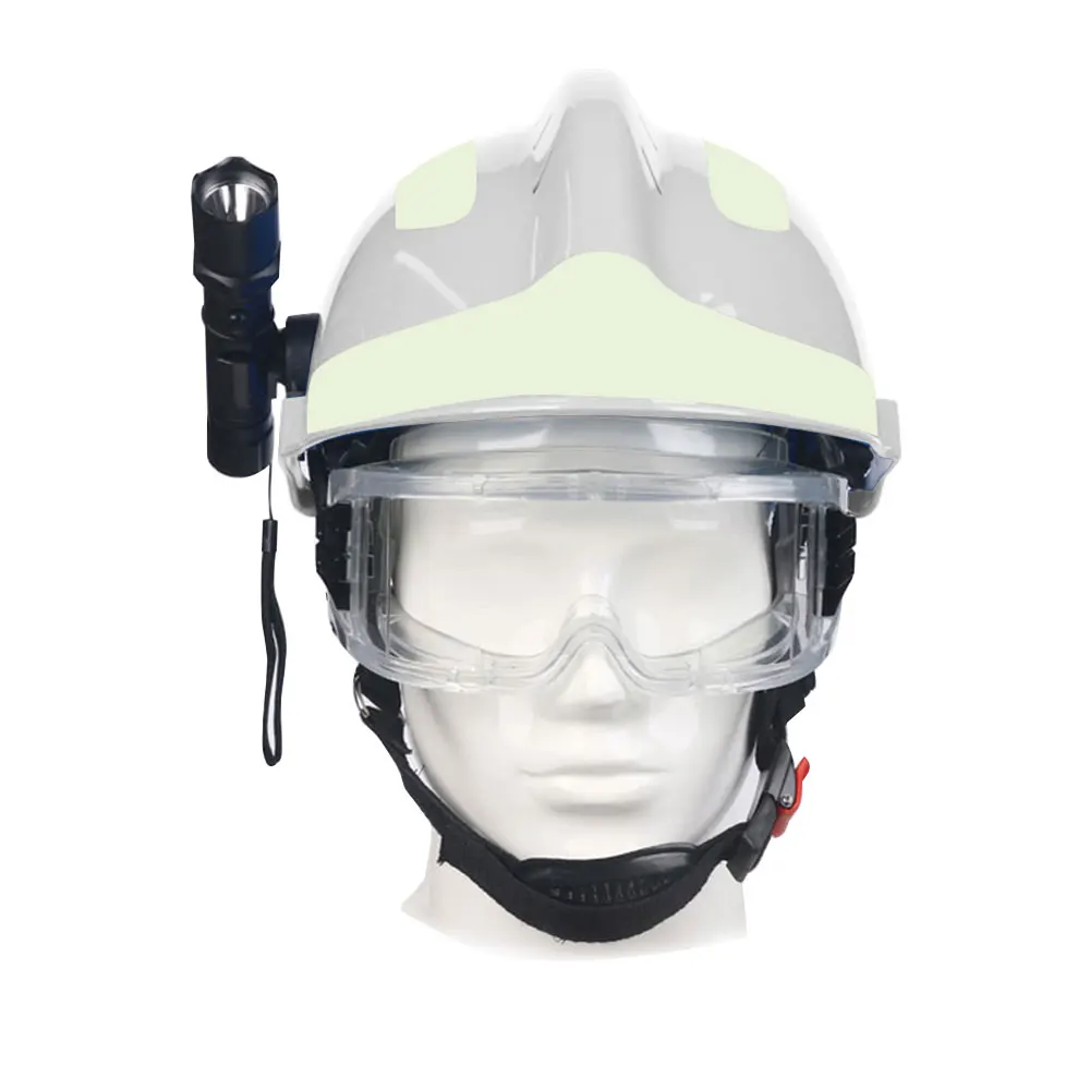 F2 Rescue Helmet Firefighter Emergency Helmet Fire Protection Helmet Eye Protection Glasses