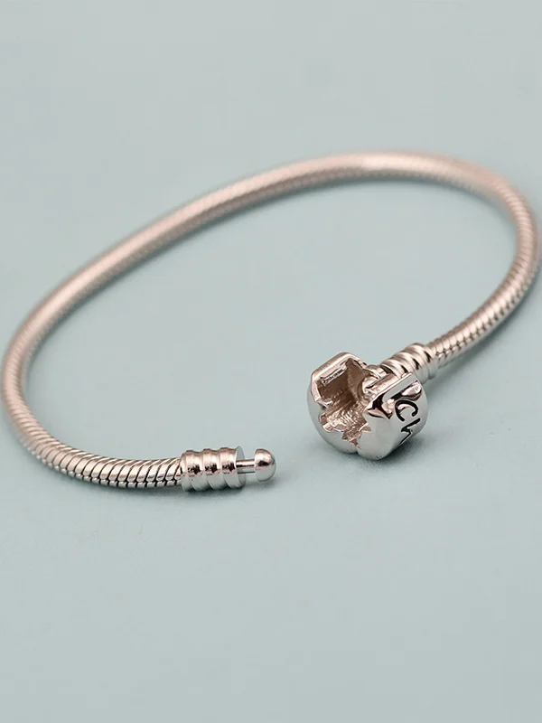 s925-sterling-silver-snake-bone-basic-chain-bracelet-pumpkin-carriage-eternal-lo-beaded-simple-design-jewelry-accory