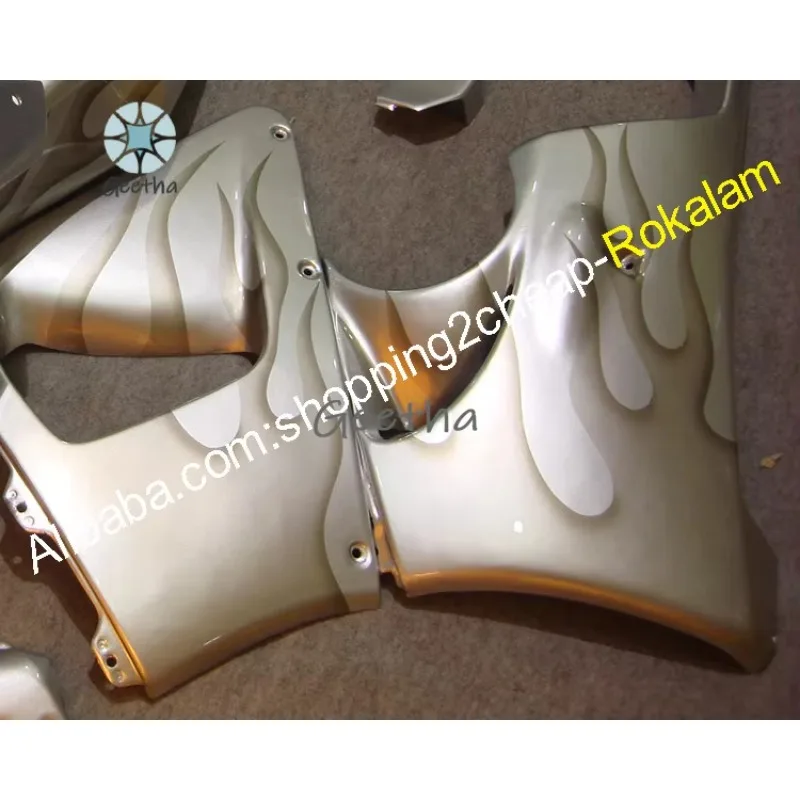 

For Flame Motorcycle Fairings For Honda CBR900RR 1998 1999 CBR919 900RR 919 98 99 CBR900 RR ABS Body Work Silver Fairing Kit