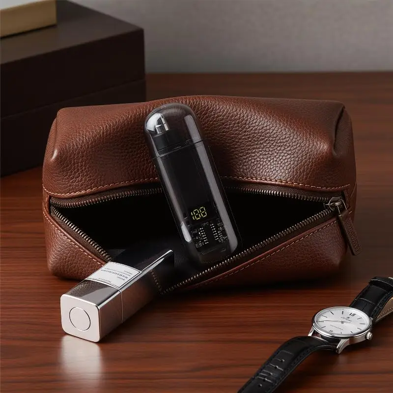 Portable USB Rechargeable Electric Nose and Ear Hair Trimmer for Men Lightweight Design with Efficient Performance