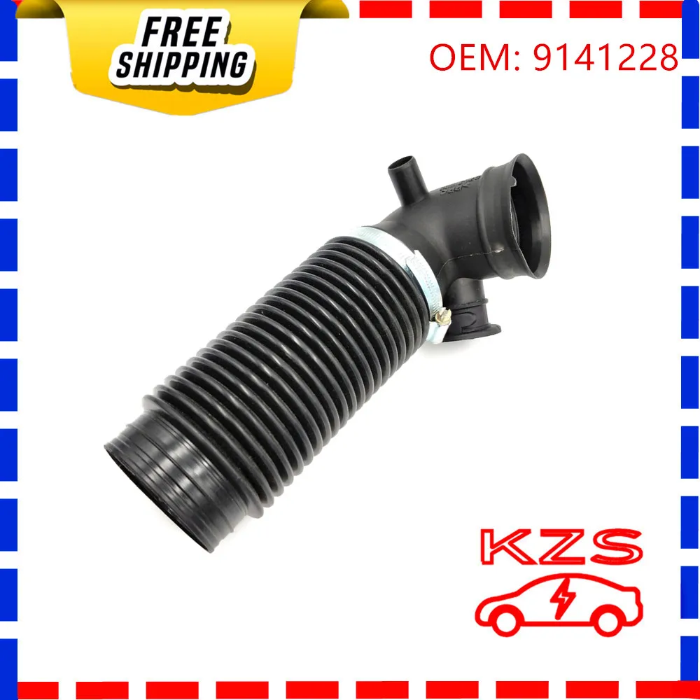 9141228 Air Intake Hose Boot Tube Pipe For Volvo 2.4L 850 1993 1994 1995 1996 1997 & S70 V70 1998 (Air Mass Sensor to Throttle)