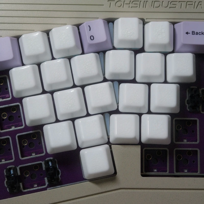 Crack Ceramic Keycap Love Set Cherry Profile Keycaps for Mechanical Keyboard Key Caps HIFI Typing Sound Custom Keycaps PC Gifts