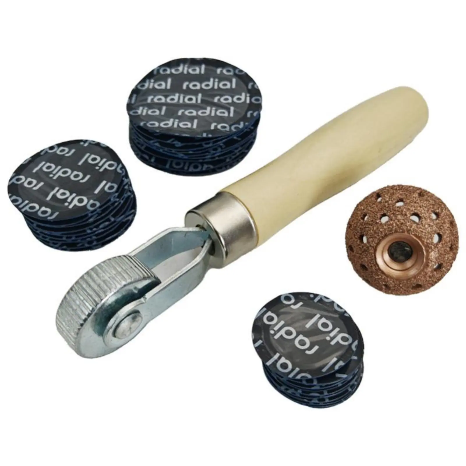 

Tool Kit, Patch Cylinder, Hardened Steel Bowl Grinding Head, Complete Accessories for Car, Motorcycle, Bike