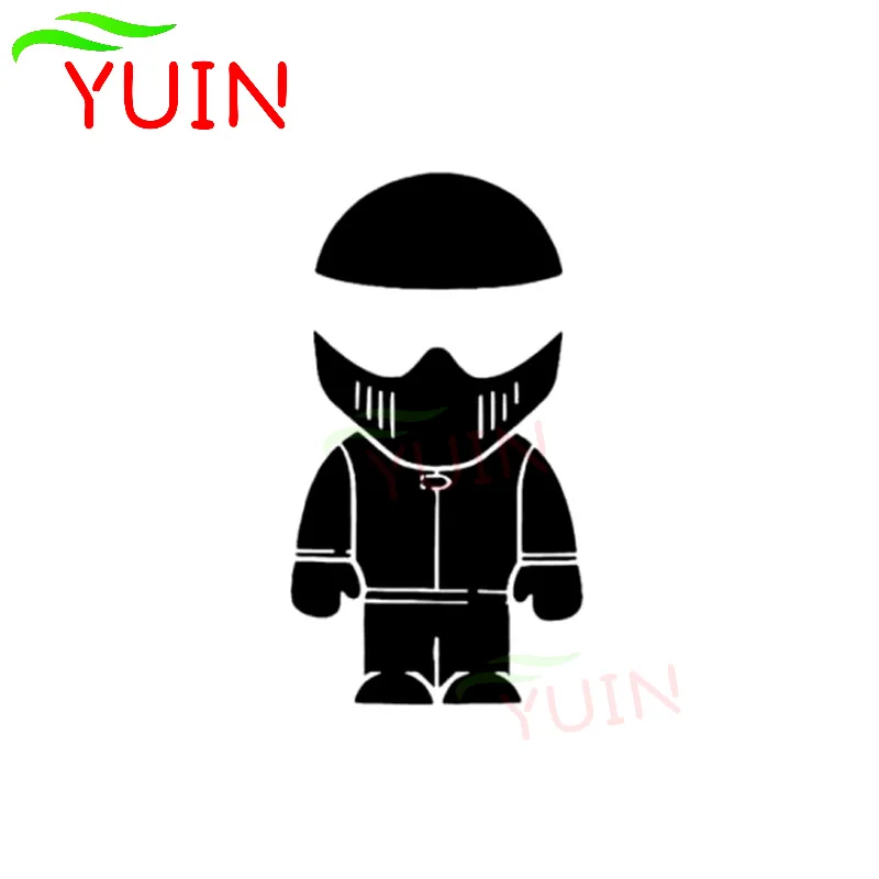 YUIN I Am Stig Cartoon Car Stickers Fashion Body Decoration Personality PVC Waterproof Sunscreen Decals Can Be Customized Color