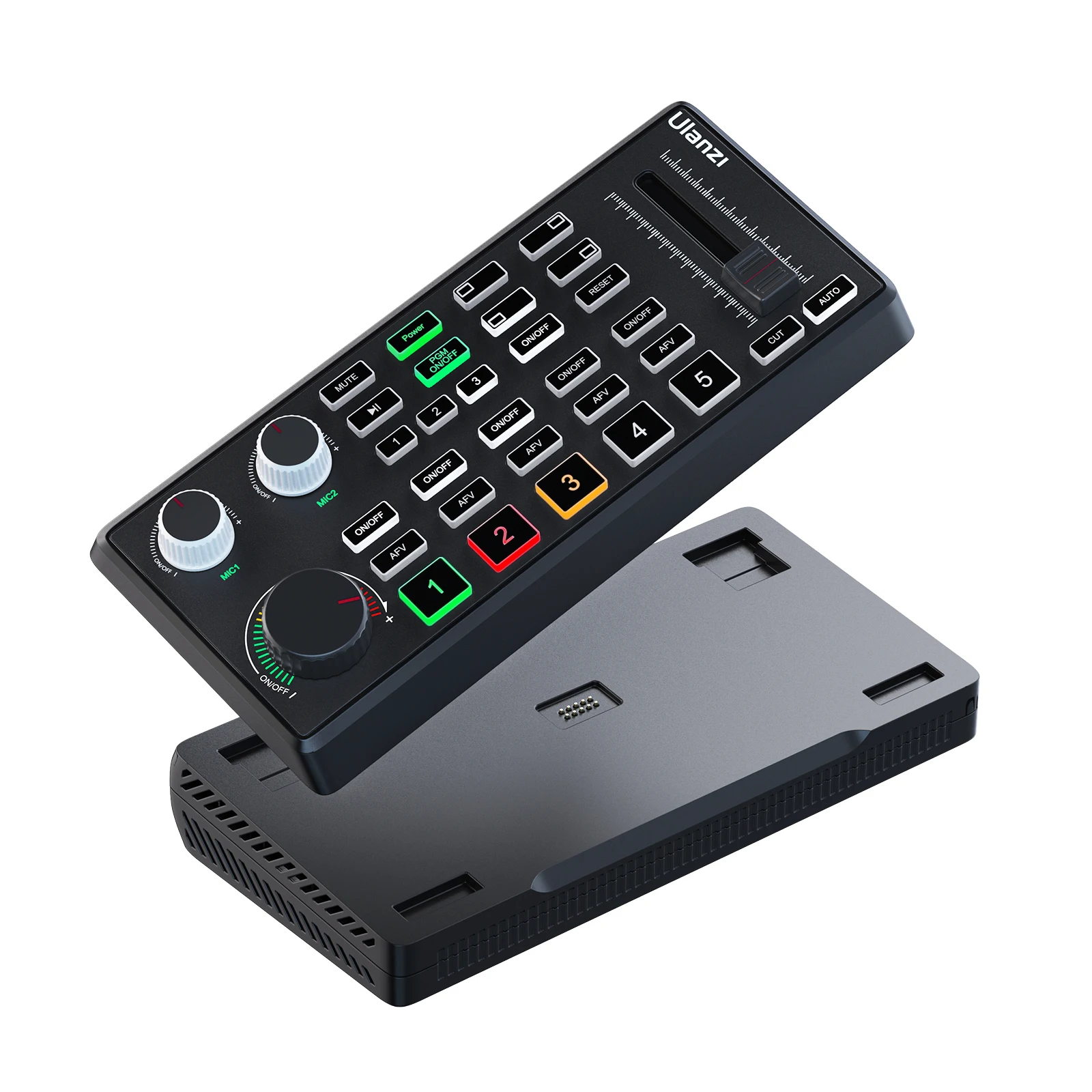 Ulanzi DD02 HD Live Stream Switcher Вход HDMI Type-C USB3.0 Выход Live Switcher для ПК Ноутбук Монитор Микшер Микрофон Видеокамера