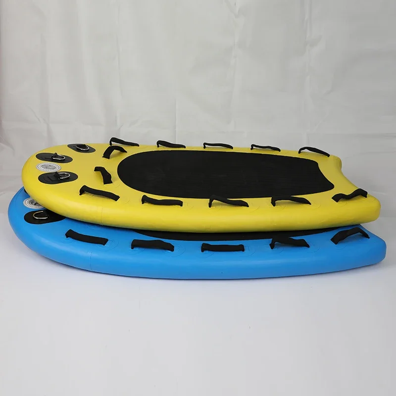 Stock Inflatable Rescue Sled Yellow Drop Stitch Fabric Small Lifeguard Rescue Board Sled for Jet Ski