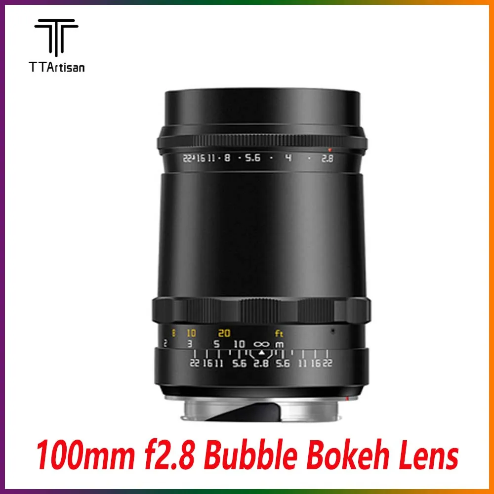 

TTArtisan 100mm f2.8 Bubble Bokeh Full Frame Camera Lens for Leica M-Mount M240 M3 M6 M7 M8 M9 M10