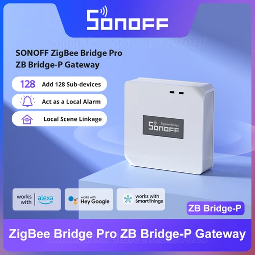 SONOFF ZB Bridge-P ZigBee Pro ESP32 Gateway Wi-Fi ZigBee Escena inteligente local de doble protocolo a través de eWeLink Alexa Google SmartThings