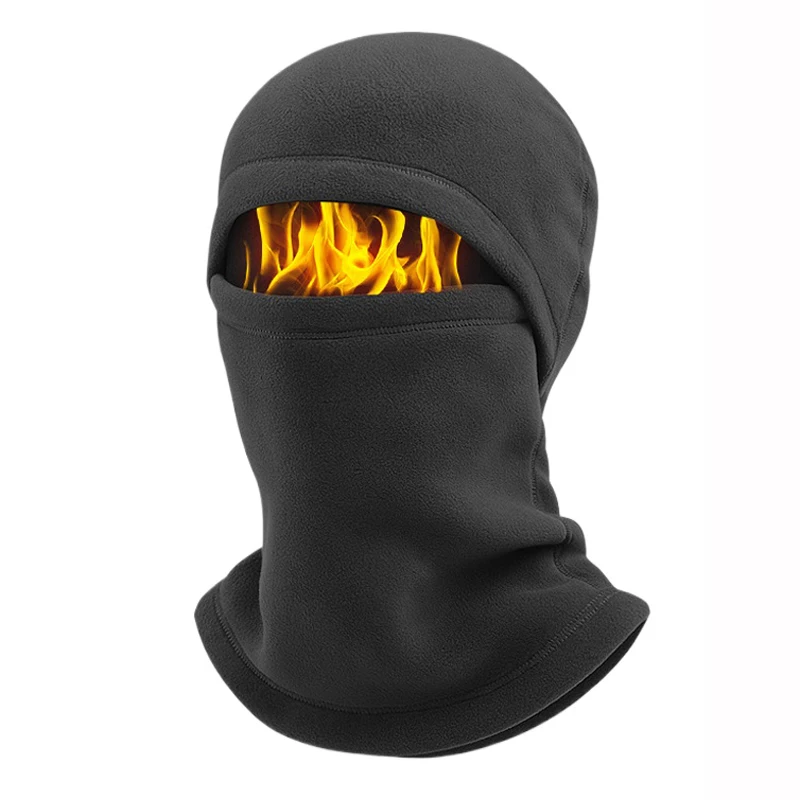 Winter Fleece Balaclava Männer Gesicht Wärmer Mützen Thermische Kopf Abdeckung Outdoor Radfahren Bergsteigen Maske Hals Kappe – Detail 10
