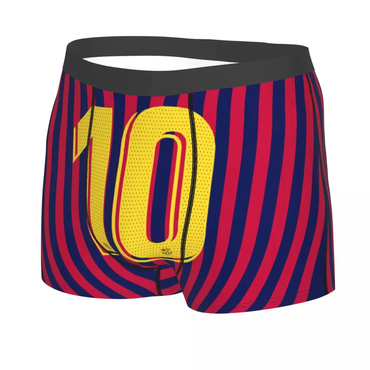 Custom Number 10 Soccer Legend Boxer Shorts For Homme 3D Printed Maradonas Underwear Panties Briefs Stretch Underpants