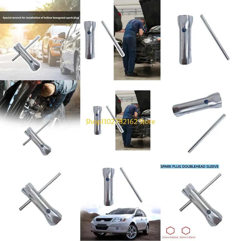 

547B 21mm/26mm Plugs Removal Tool Wrench Sleeve Hollow Hexagonal Plugs Installation Special Wrench
