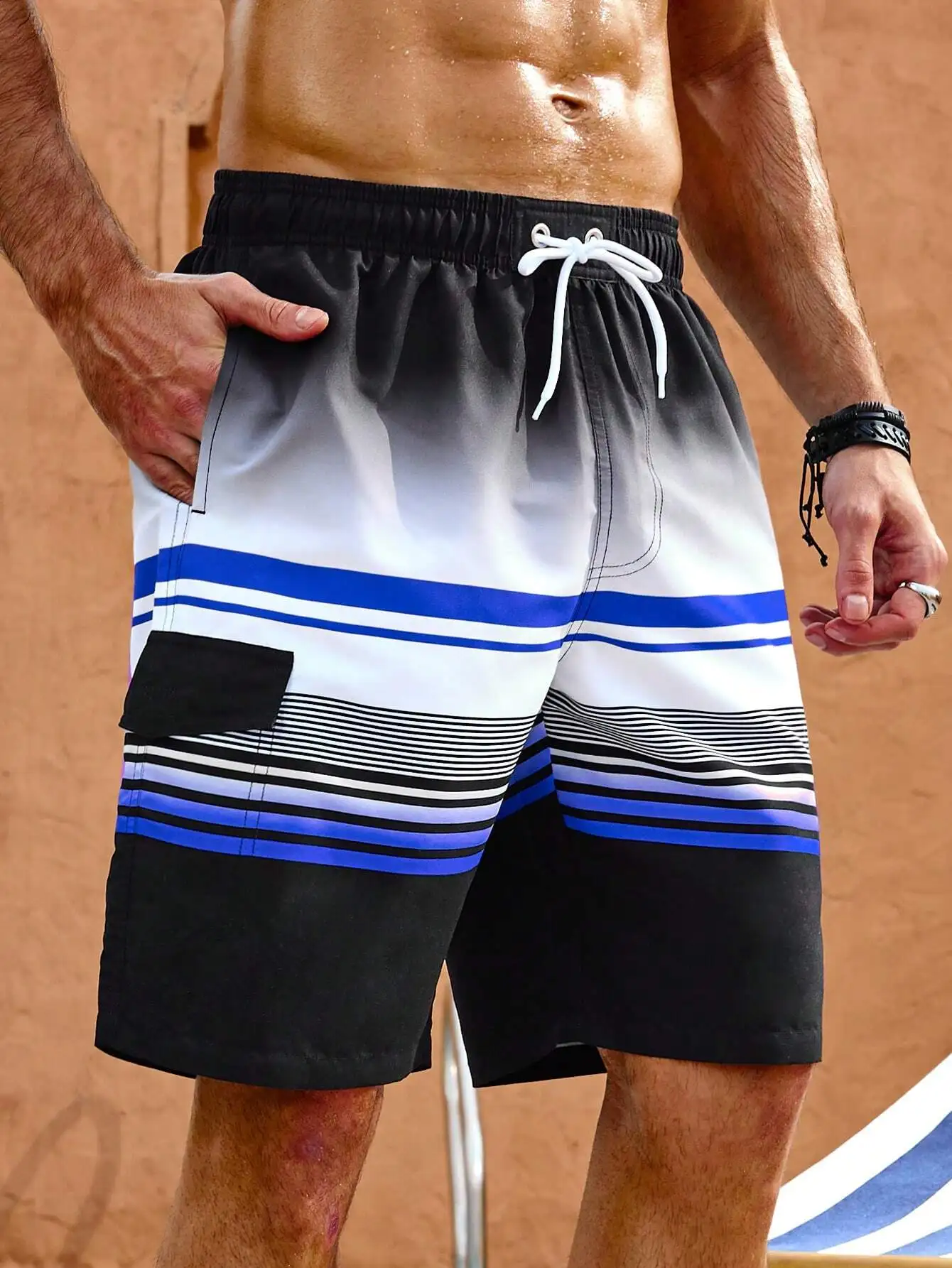 

Men's Fashion Beach Shorts Suitable For Summer Men Beach Wear Men's Swim Wear