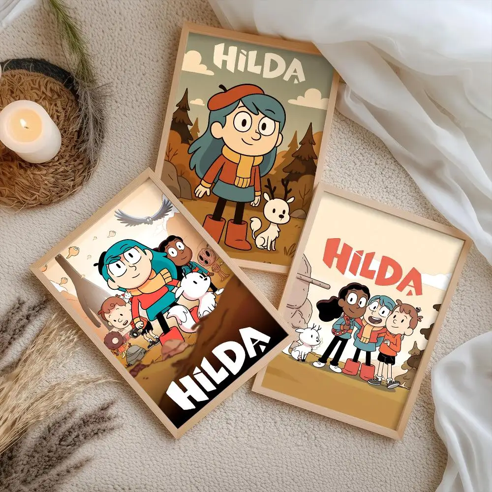 H-Hilda Anime Cartoon Poster HD Home Wall Stickers House Hallway Living Room Bedroom Bar Office Decor Art Prints